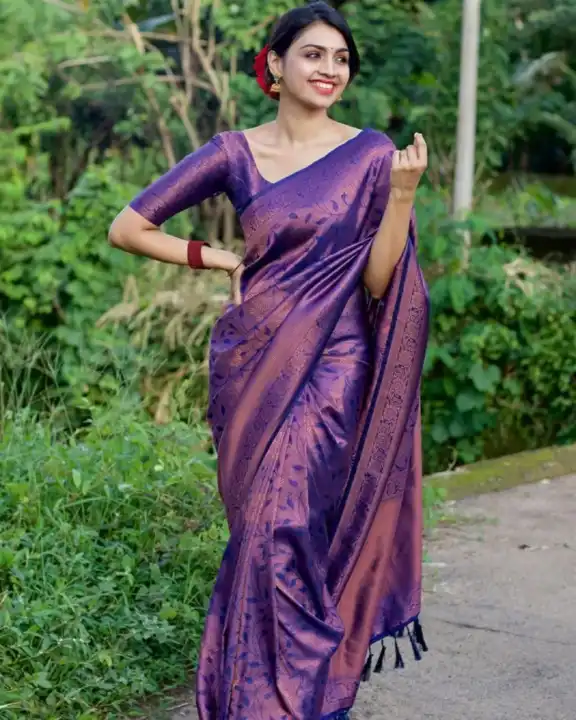 kanjivaram Silk saree uploaded by Krisha Enterprise on 2/11/2024