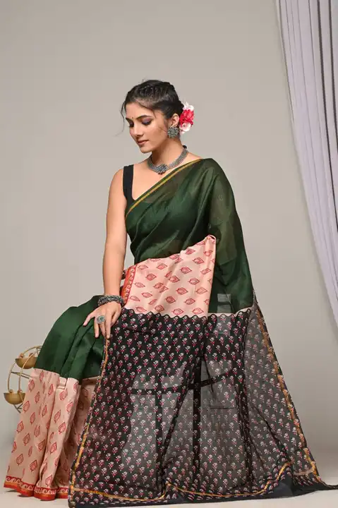 Chanderi sarees  uploaded by business on 2/12/2024