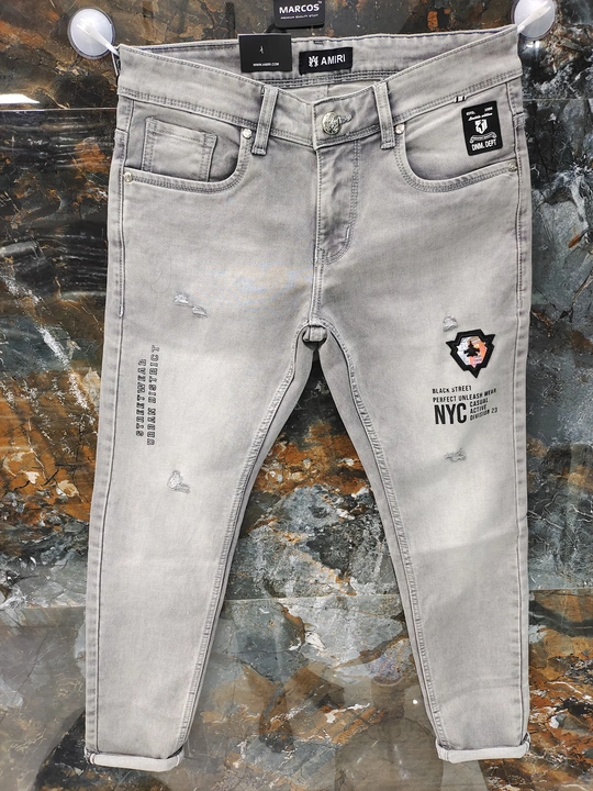 Kneted febric men's jeans  uploaded by business on 2/12/2024