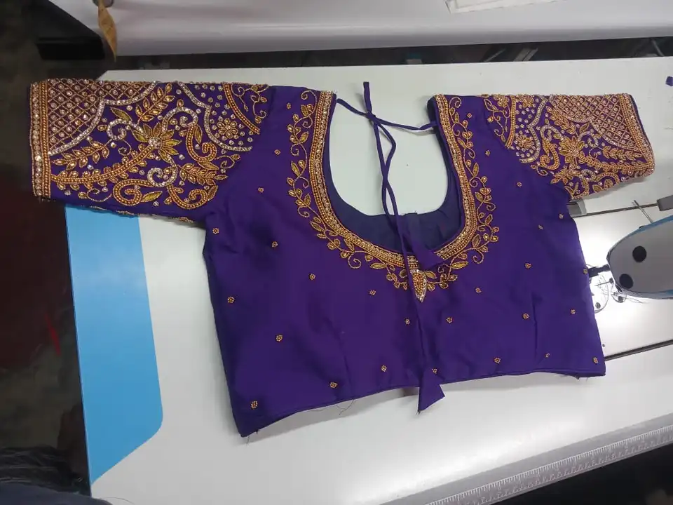 South Indian handwork blouse  uploaded by FASHION TRENZS on 2/12/2024