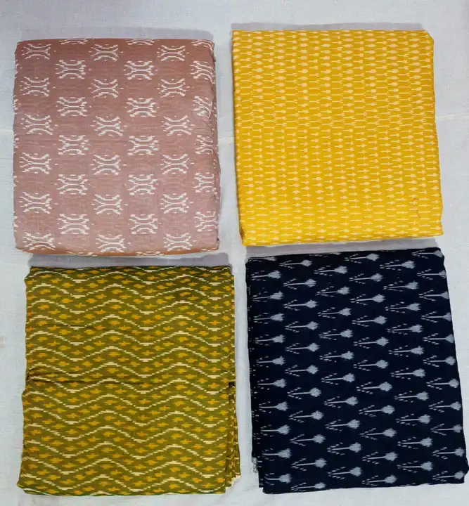 Pochampalle Ikath mercerized Cotton fabric uploaded by Pochampalle Ikkath silk & cotton Handloom on 2/13/2024