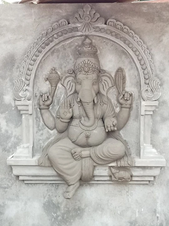 Wall mural ganesha statue  uploaded by business on 2/13/2024