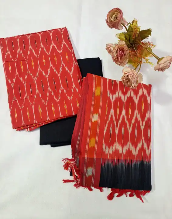 Pochampalle Ikath Cotton Suits uploaded by Pochampalle Ikkath silk & cotton Handloom on 2/14/2024