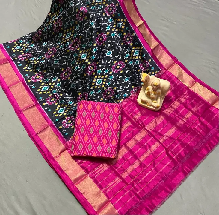 Pochampalle Ikath Silk Dress materials uploaded by Pochampalle Ikkath silk & cotton Handloom on 2/14/2024