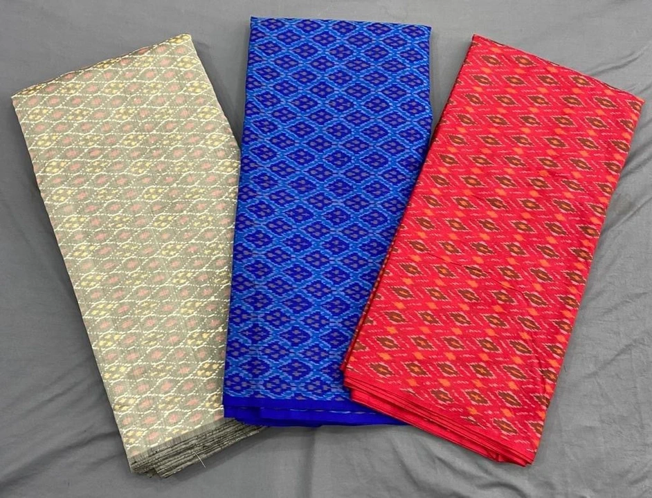 Pochampalle Ikath Sico Fbric uploaded by Pochampalle Ikkath silk & cotton Handloom on 2/14/2024