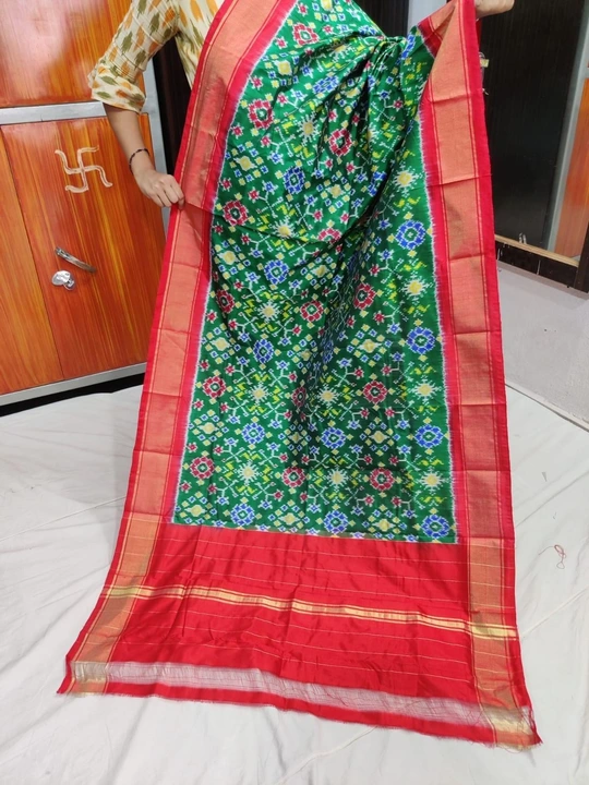 Pochampalle Ikath Silk Dupatta uploaded by Pochampalle Ikkath silk & cotton Handloom on 2/14/2024
