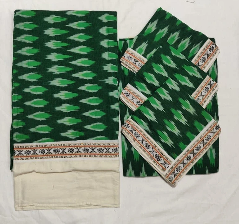 Pochampalle Ikath Cotton Diwn set uploaded by Pochampalle Ikkath silk & cotton Handloom on 2/14/2024