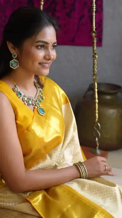 Allover Golden zari weaving box design hevay pallu Desing saree uploaded by DHANANJAY CREATIONS on 2/14/2024