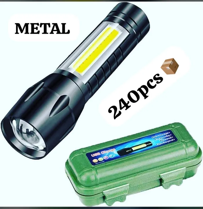 Metal Army Torch 🔦 uploaded by Mahadev Accessories on 2/14/2024