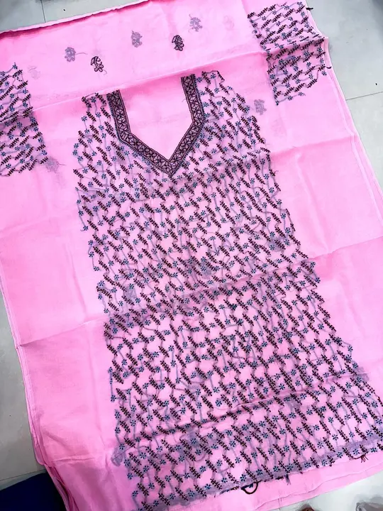 Lucknowi Chikankari Unstitched 3 Pc Suit ( Only Bulk )
 uploaded by business on 2/14/2024