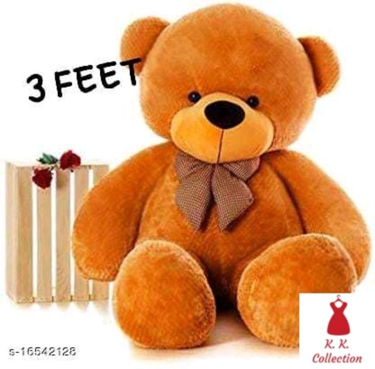 Post image Soft teddy 
3 feet
Price only 600
Free shipping 
Cod available