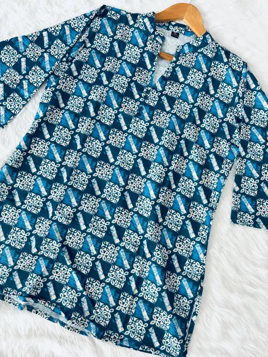 Premium Regular Wear Rayon Printed Tunic  uploaded by Vihu fashion on 2/15/2024
