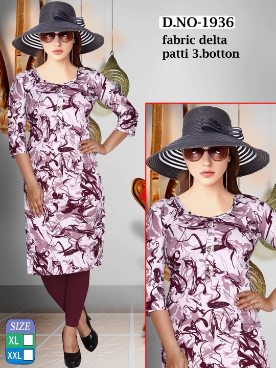 Printed Kurti uploaded by business on 2/15/2024