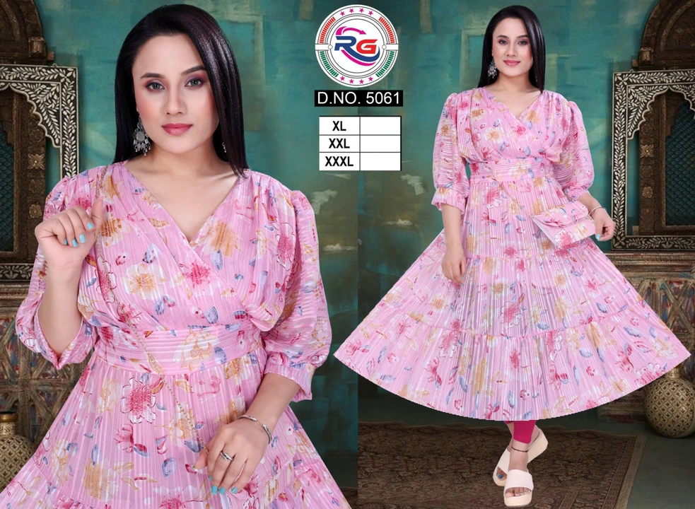 Designer Kurti with 👛 uploaded by RJ Creation on 2/15/2024