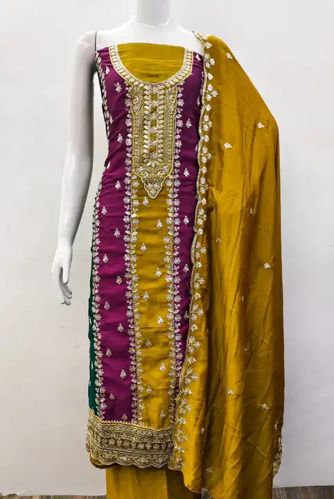 Suit uploaded by Kesari Nandan Fashion saree and dress material on 2/16/2024