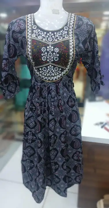 Nayra work boutique designer kurti uploaded by Swastik creation on 2/16/2024