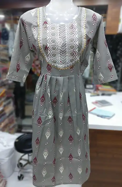 Nayra work boutique designer kurti uploaded by Swastik creation on 2/16/2024