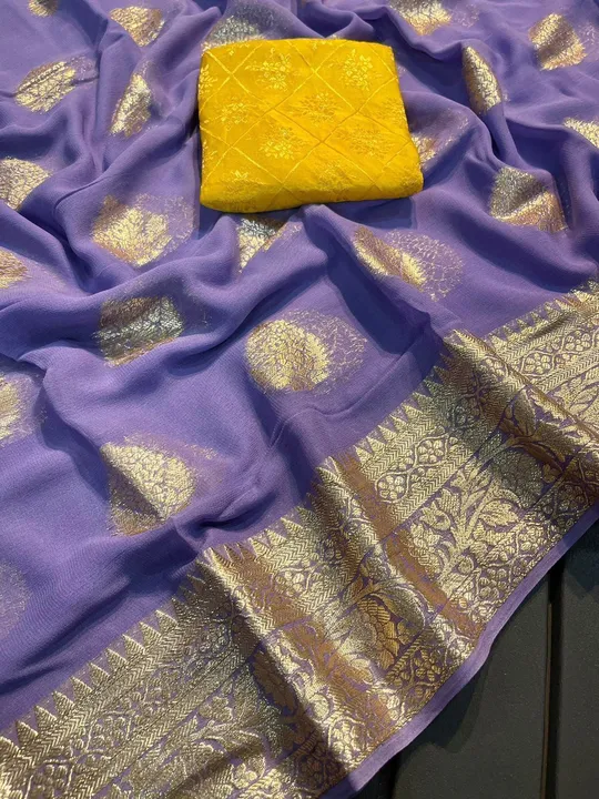 Pure Viscose Georgette jacquard  uploaded by Suyukti Creation on 2/16/2024