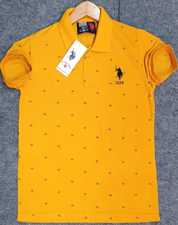 Spun matty printed polo tshirts uploaded by VED ENTERPRISES  on 2/16/2024