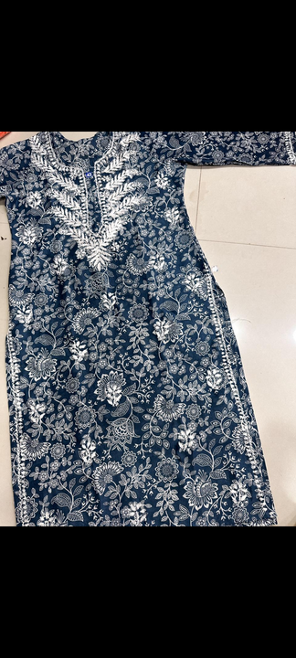Printed Cotton Kurti ( Only Bulk ) uploaded by Lucknow chickan Fashion on 2/16/2024