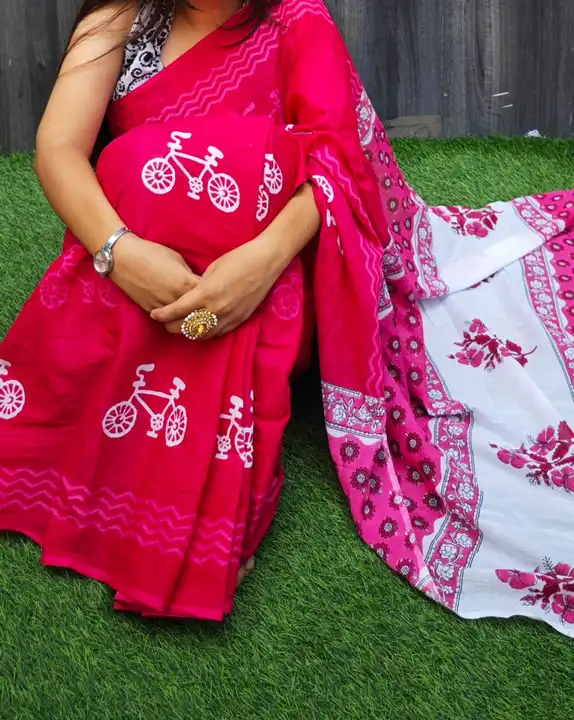 New callection cotton saree contact me on WhatsApp no https://wa.me/7740901646 uploaded by Afsha textile on 2/17/2024