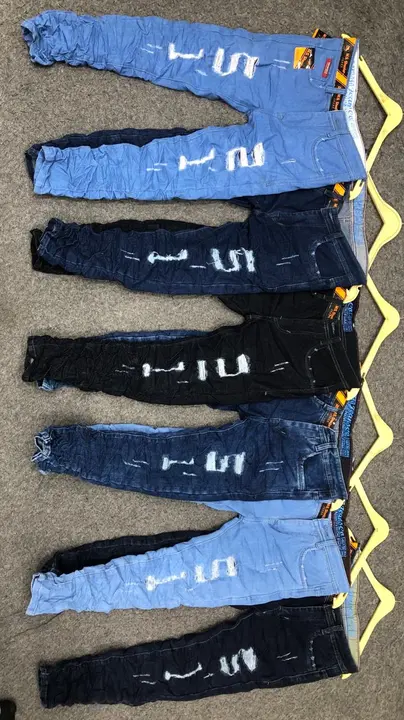 Cotton boy cotton funky damage jeans uploaded by business on 2/17/2024