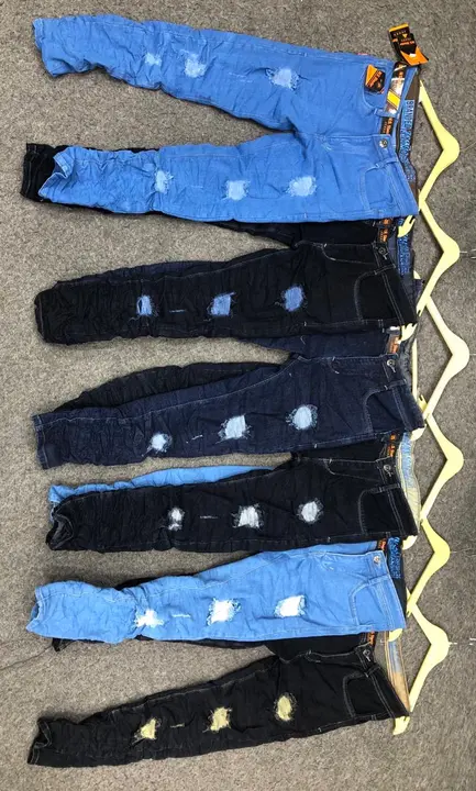 Cotton boy cotton funky damage jeans uploaded by Kartik collection on 2/17/2024
