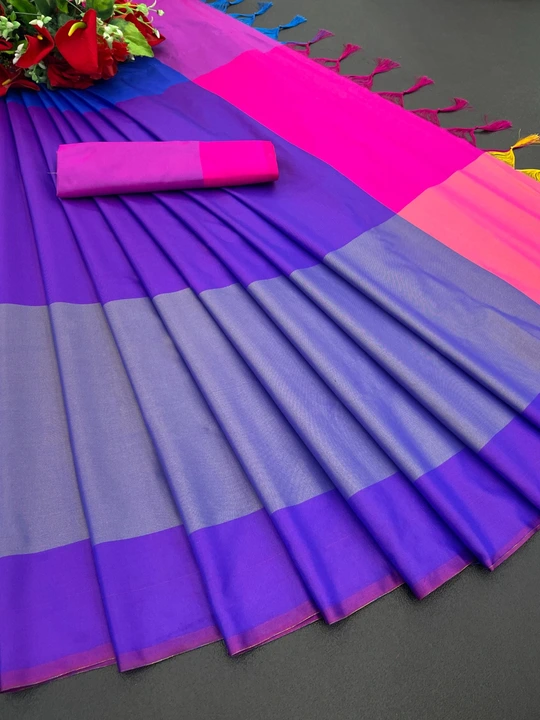 Ekpal Women'S Cotton Silk Saree With Unstitched Blouse Piece. uploaded by Ekpal on 2/17/2024