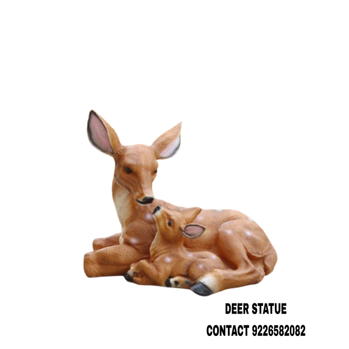 Fiber deer animal statue  uploaded by Manekar arts yavatmal on 2/18/2024