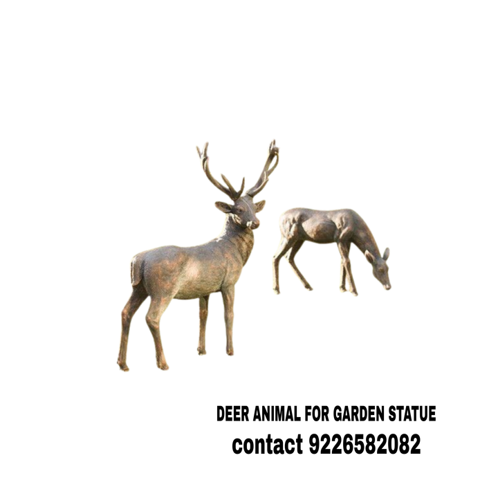 Fiber deer animal statue  uploaded by Manekar arts yavatmal on 2/18/2024