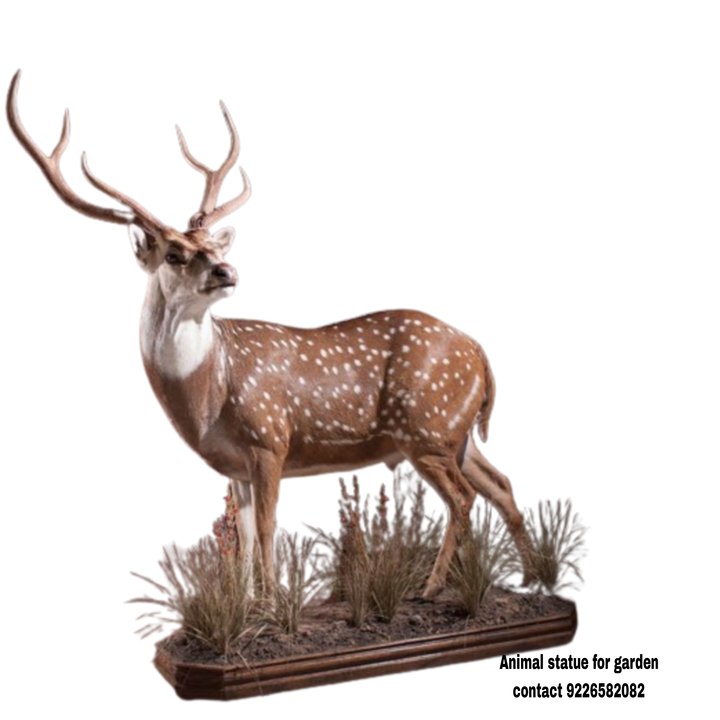 Fiber deer animal statue  uploaded by business on 2/18/2024