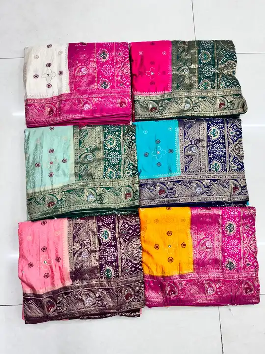 Beautiful heavy saree uploaded by Fab Fashion on 2/18/2024
