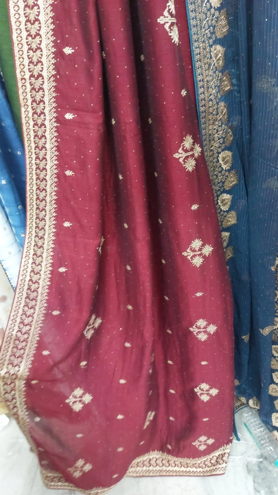 Burberry saree uploaded by N K SAREES  on 2/18/2024