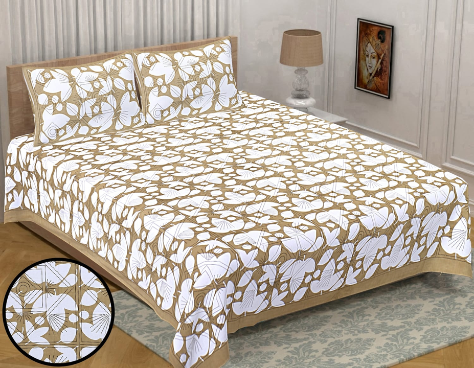 Jaipuri cotton bedsheet uploaded by Narsinh Enterprises on 2/18/2024