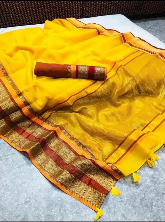 Manipuri kota doriya saree ans weaving border uploaded by Jay veer fashion on 3/25/2021