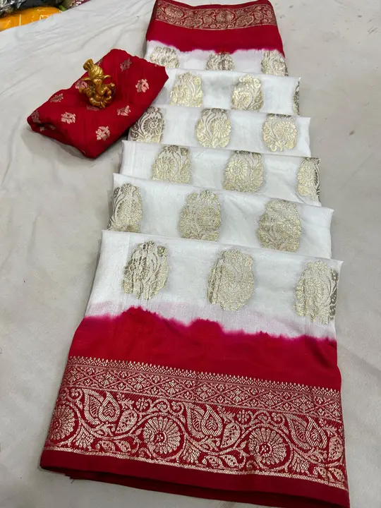 9983344462.  New launched💥 Enjoy this Holi festival season with special 💠💠💠 Dola silk faag Saree uploaded by Gotapatti manufacturer on 2/19/2024
