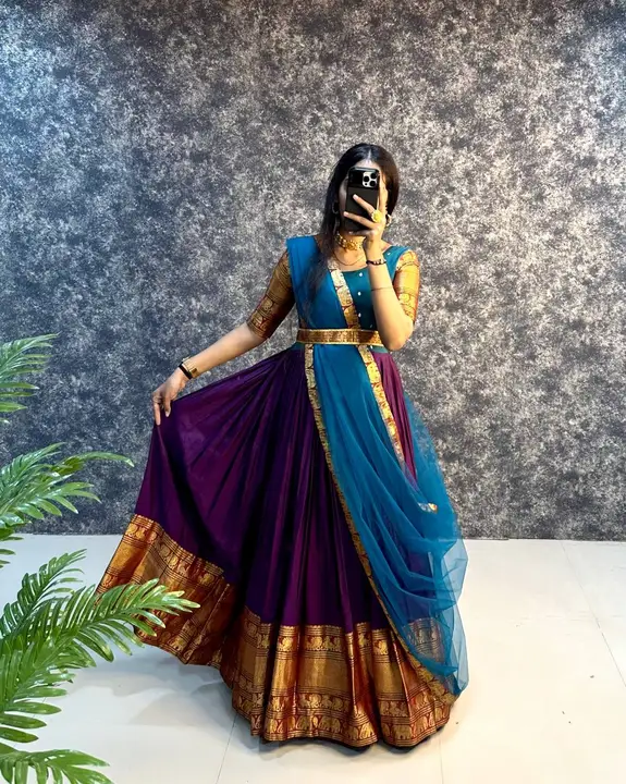 Beautiful Narayan pattu gown  uploaded by Sharma studio on 2/19/2024