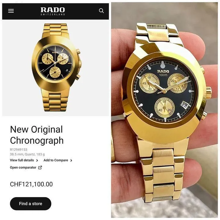 *Product name :* RADO 100M

*Premium Quality*

 uploaded by business on 2/20/2024
