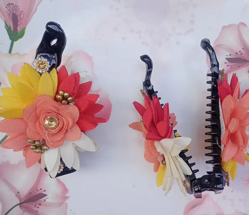 Post image Hey! Checkout my new product called
Handmade fancy banana clip.