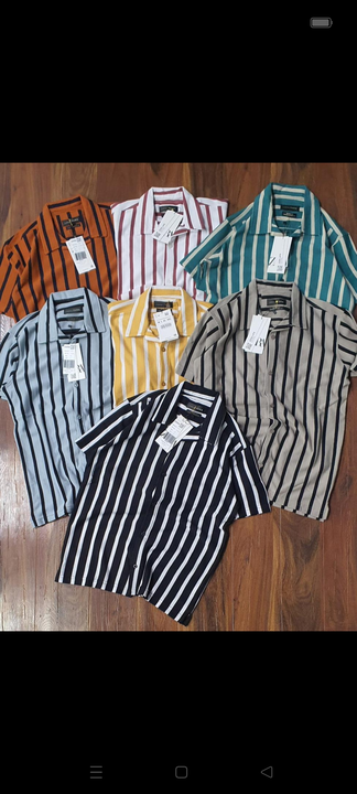 Post image I want 40 pieces of Cuban collar shirt at a total order value of 10000. I am looking for Zara mens stripe cuban 🇨🇺 collar shirts size m to xxl 💥💥. Please send me price if you have this available.