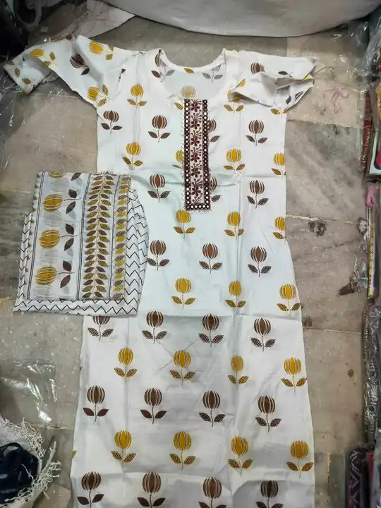 3pc kurti set  uploaded by M.S. collection on 2/21/2024