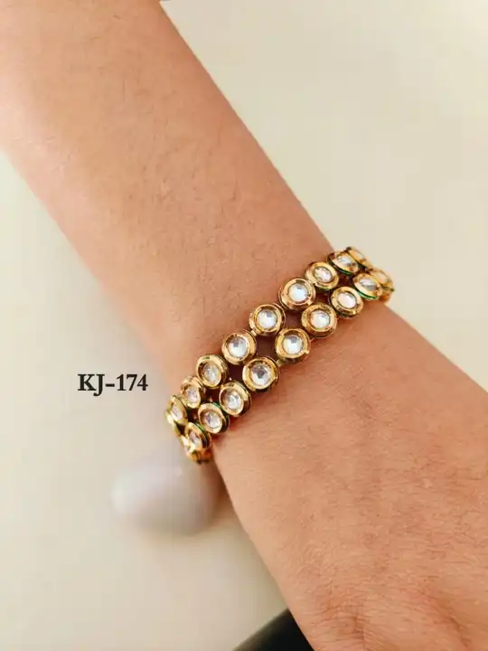 Premium quality Cubic zirconia,gold plated bangles uploaded by CULTURE on 2/21/2024