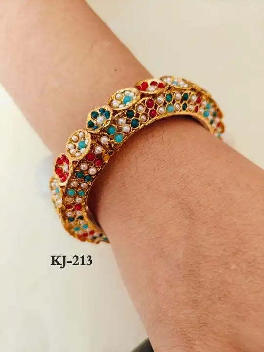 Premium quality Cubic zirconia,gold plated bangles uploaded by CULTURE on 2/21/2024