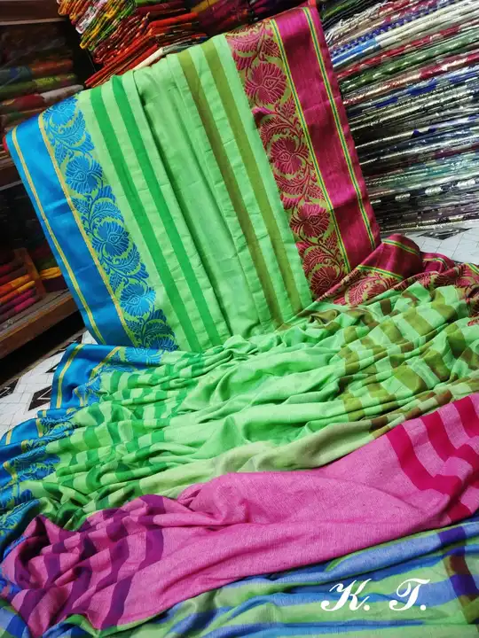 Handloom saree  uploaded by Matri Saree Center on 2/21/2024