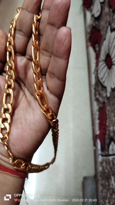 Boys golden brass chain  uploaded by business on 2/21/2024
