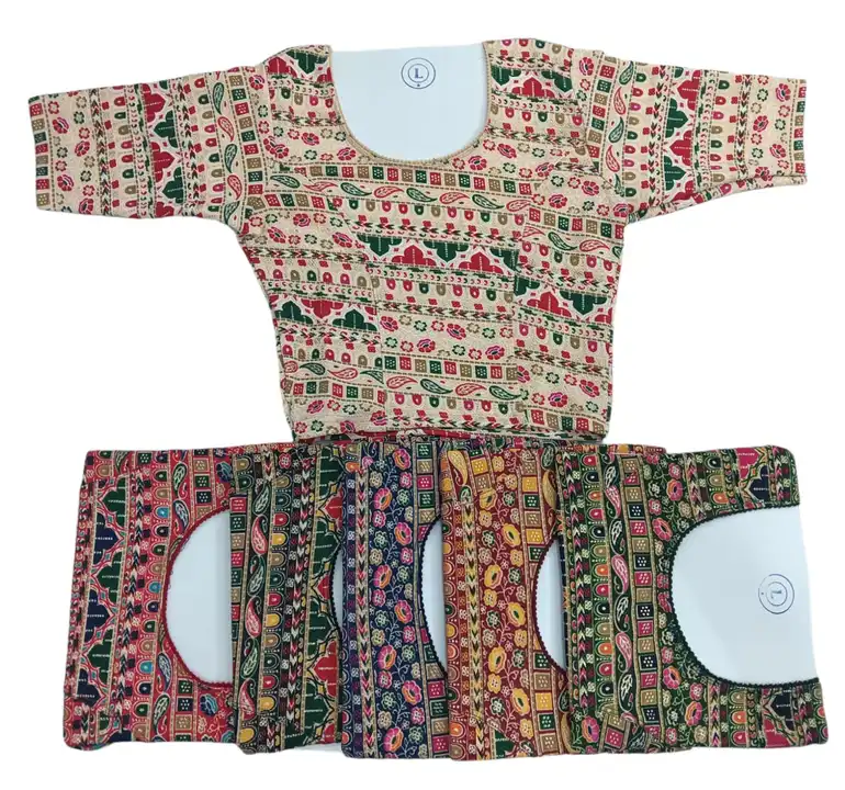 Multicolour lycra blouse uploaded by Kavya trading on 2/21/2024