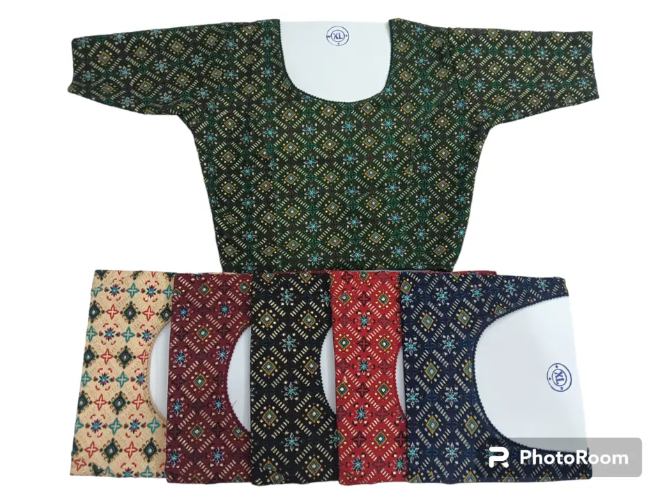Multicolour foil print blouse  uploaded by Kavya trading on 2/21/2024