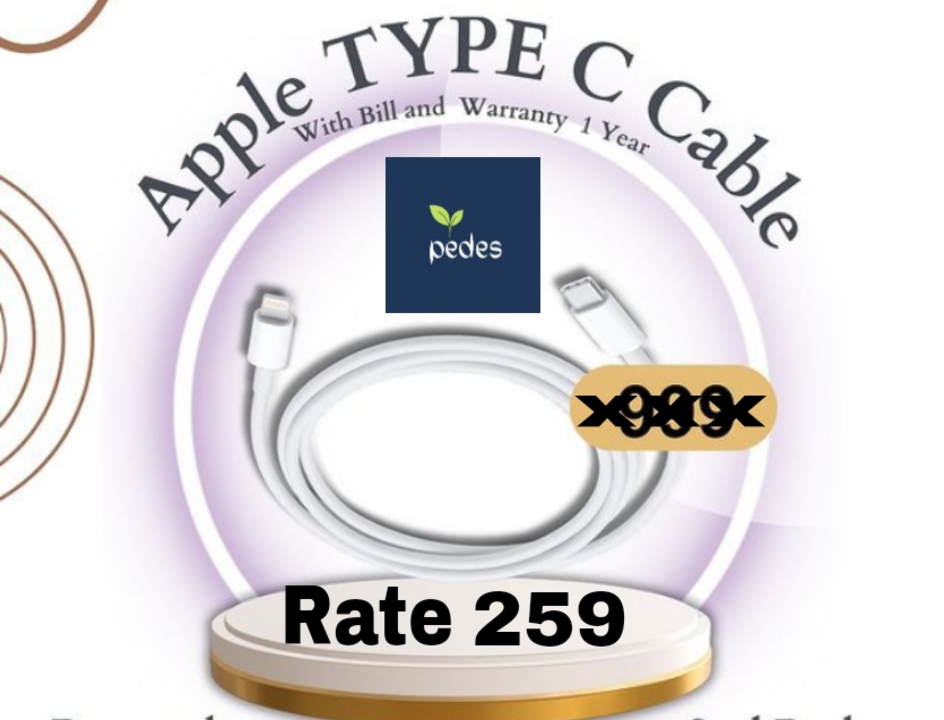 C to iPhone  deta cable uploaded by Pedes on 2/21/2024