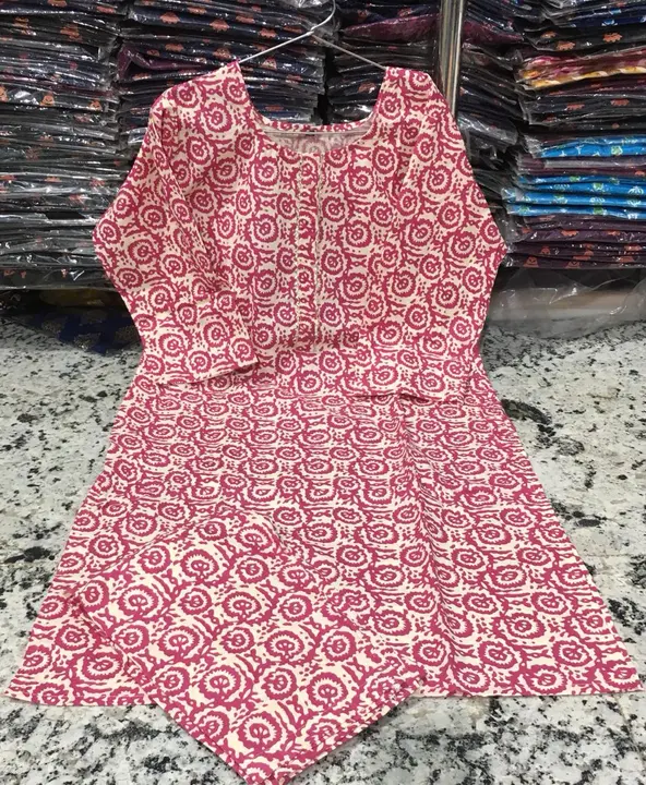 Cotton kurti pant sets  uploaded by Shree Shyam Fashion on 2/22/2024