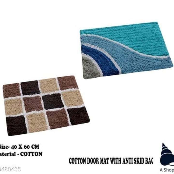 Cotton doormats(pack of 2) uploaded by Ashopin on 3/25/2021